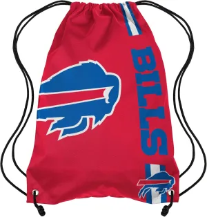 FOCO Buffalo Bills NFL Alternate Color Big Logo Drawstring Backpack - Red