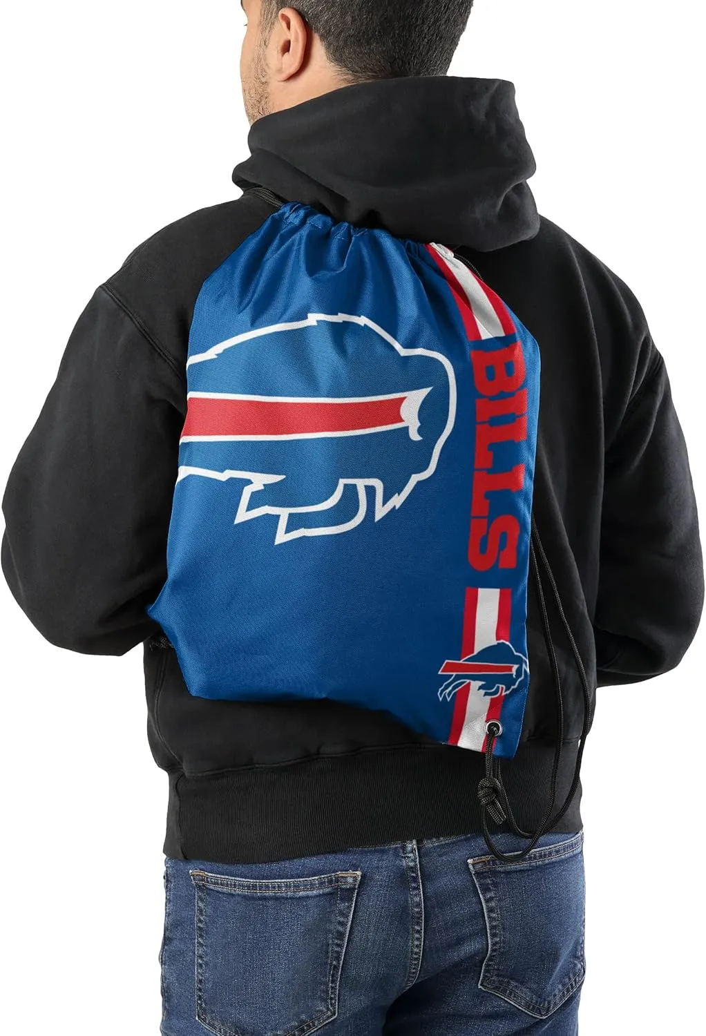 FOCO Buffalo Bills NFL Big Logo Drawstring Backpack