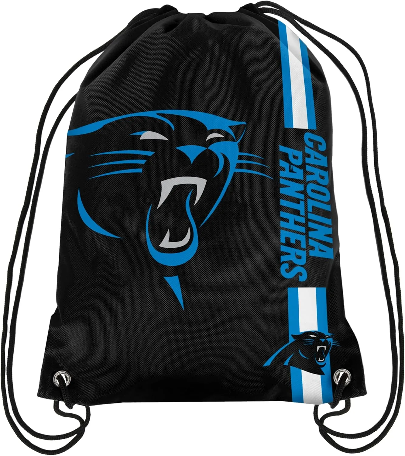 FOCO Carolina Panthers NFL Big Logo Drawstring Backpack