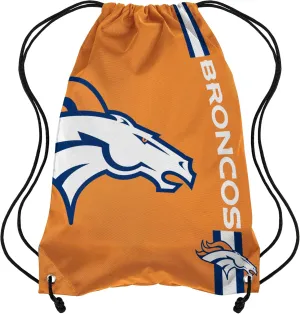 FOCO Denver Broncos NFL Alternate Color Big Logo Drawstring Backpack - Orange