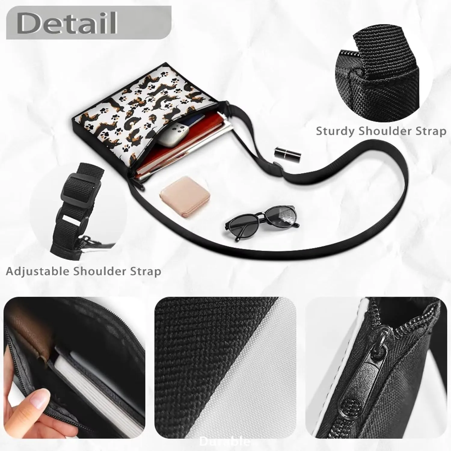 FOR U DESIGNS Travel Shoulder Bag Cardinal Heart for Women Trendy Crossbody Bags Lightweight Hobo Satchel Purses