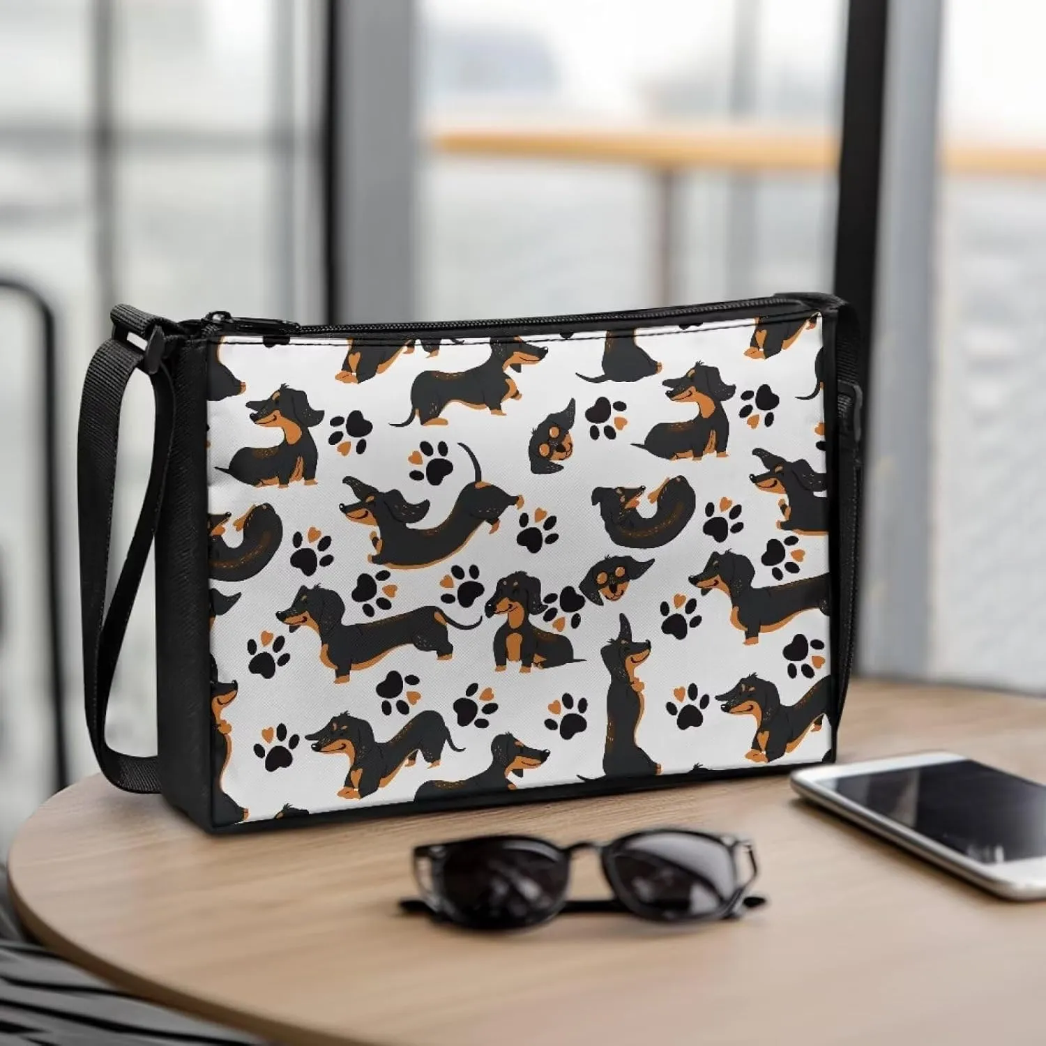 FOR U DESIGNS Travel Shoulder Bag Cardinal Heart for Women Trendy Crossbody Bags Lightweight Hobo Satchel Purses