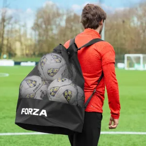 FORZA Mesh Ball Backpack | Carry & Store up to 12 Size 5 Soccer Balls with Ease - Ideal for Coaches, PE Teachers, and Players