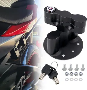 FrtcatyRX-DLX-PM Pack Mount Lock with Pack Mount Bracket Cargo Racks Double Locking Mount Compatible with Standard Pack Mount Compatible with Fuel & Gas Can & Water Pack Mount