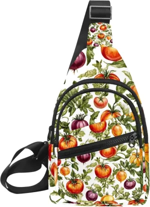 Fruit vegetable Sling Side, Crossbody Backpack