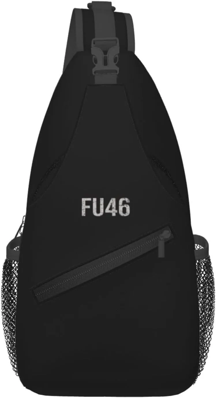 Fu46 Buck Fiden Sling Bag Crossbody Backpack Shoulder Casual Daypack Bag for Men Women