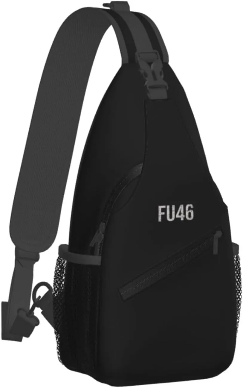 Fu46 Buck Fiden Sling Bag Crossbody Backpack Shoulder Casual Daypack Bag for Men Women