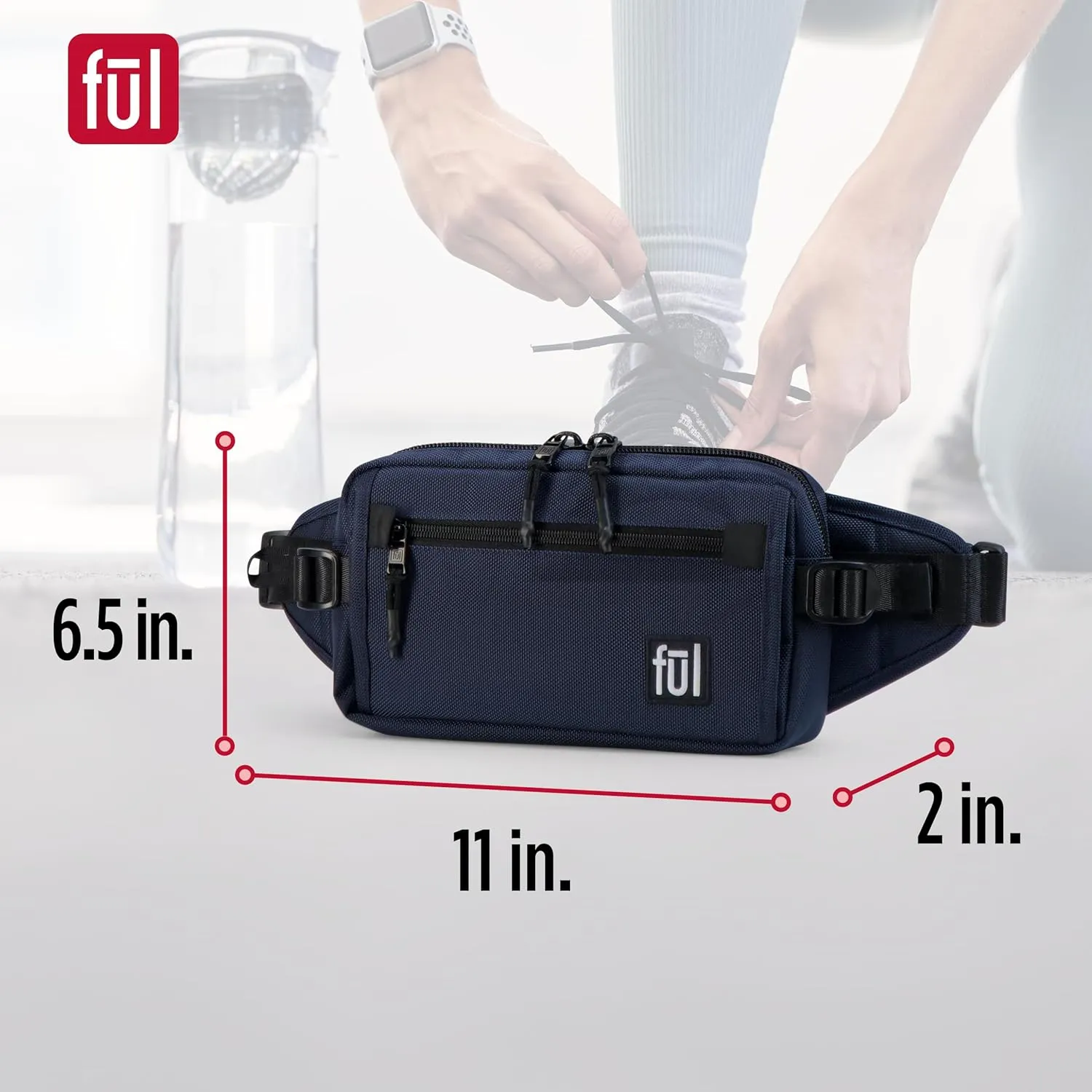 FUL Tactics Collection Fanny Pack, Scout Waist Crossbody Men and Women, Belt Bag