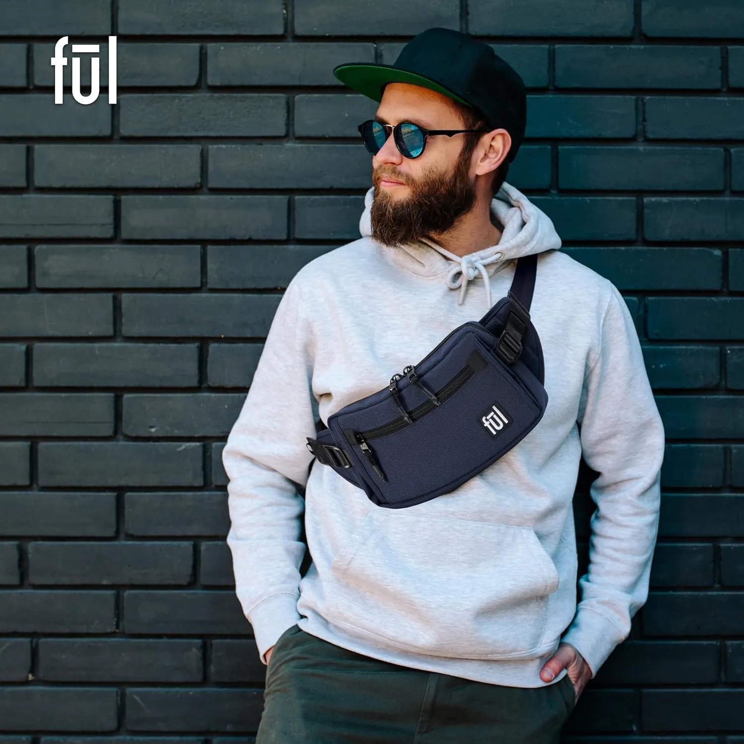 FUL Tactics Collection Fanny Pack, Scout Waist Crossbody Men and Women, Belt Bag