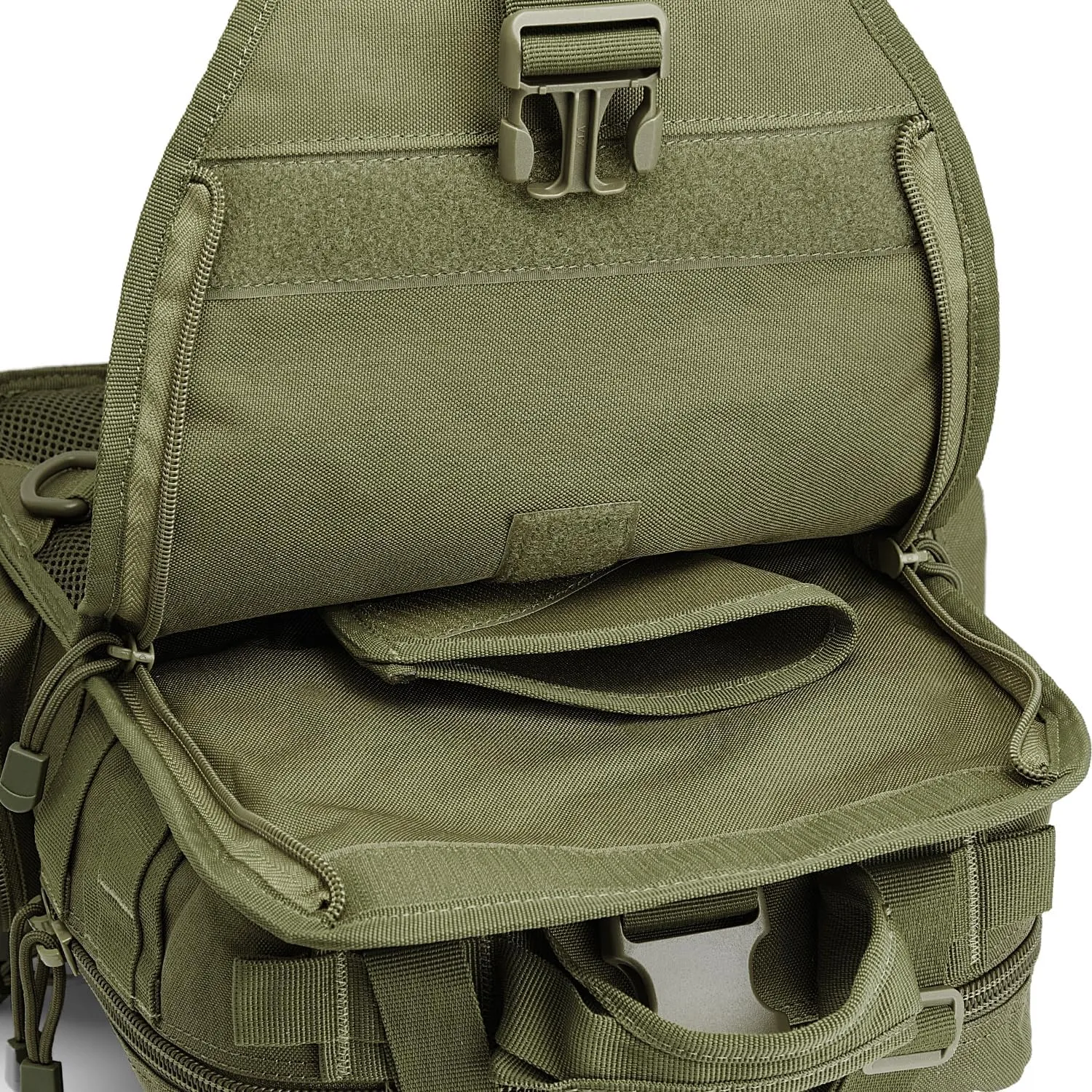 G4Free Tactical EDC Sling Bag Backpack with Adjustable Holder Military Shoulder Backpack for Men