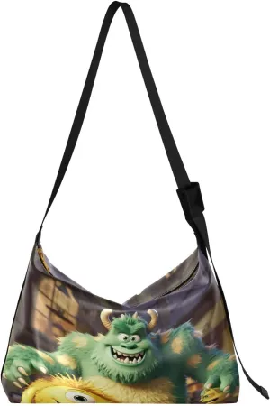 GAIGEO a of Sea Shells and Starfish Lightweight Leather Shoulder Bag, Men's Leather Crossbody Bag, Large Crossbody Bag