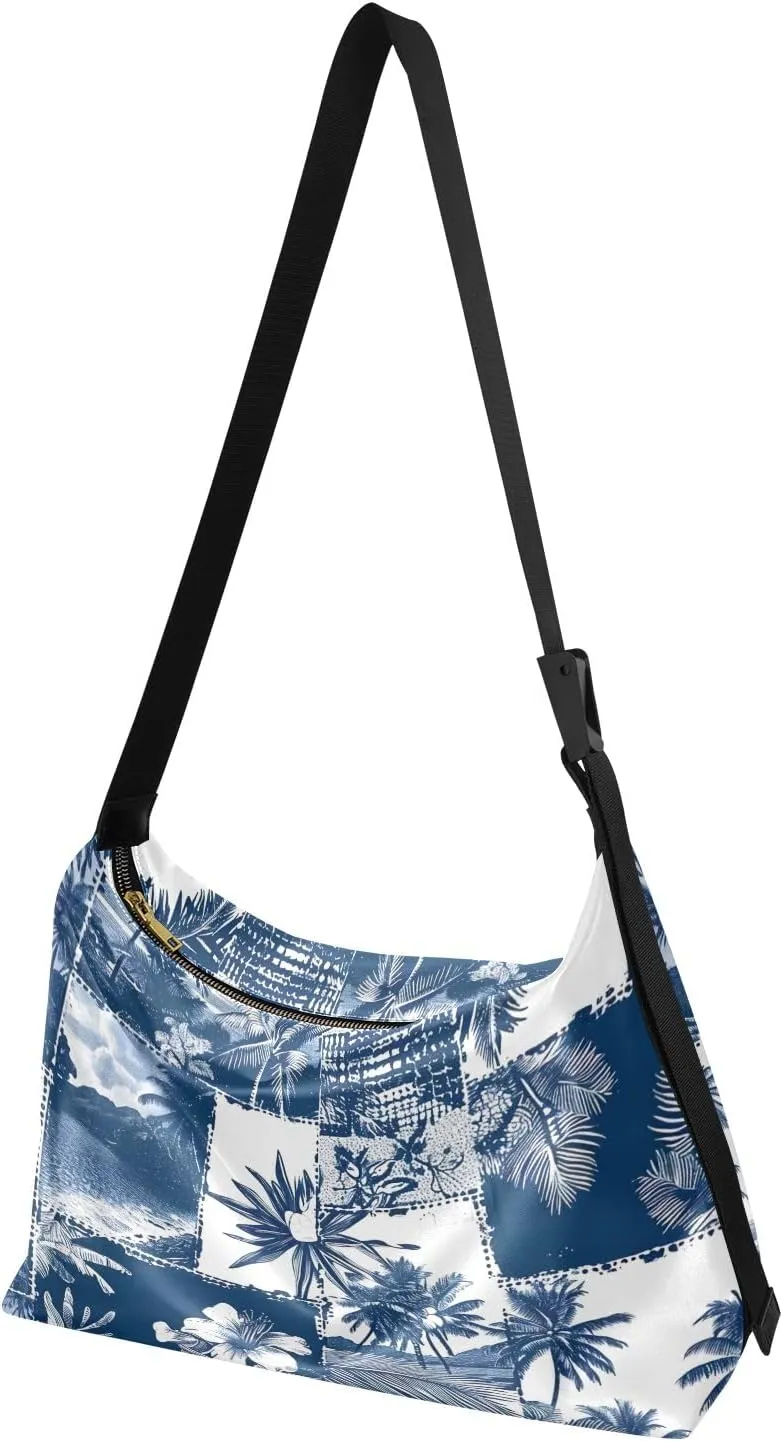 GAIGEO Black and White Sketch of a Beagle Vegan Crossbody Bag, Crossbody Bag with Thick Strap, Men's Leather Crossbody Bag