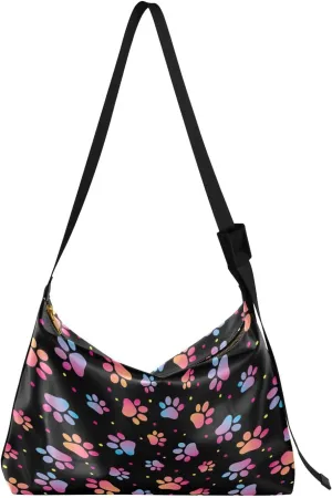 GAIGEO Fantasy Underwater World Shoulder Strap Bag, Shoulder Bag, Mens Leather Crossbody Bags