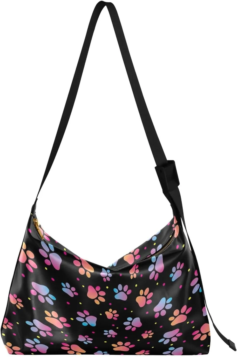 GAIGEO Fantasy Underwater World Shoulder Strap Bag, Shoulder Bag, Mens Leather Crossbody Bags