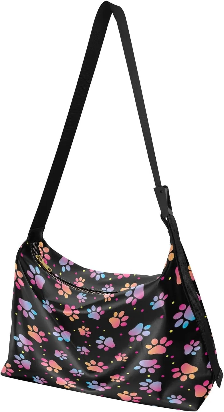 GAIGEO Fantasy Underwater World Shoulder Strap Bag, Shoulder Bag, Mens Leather Crossbody Bags