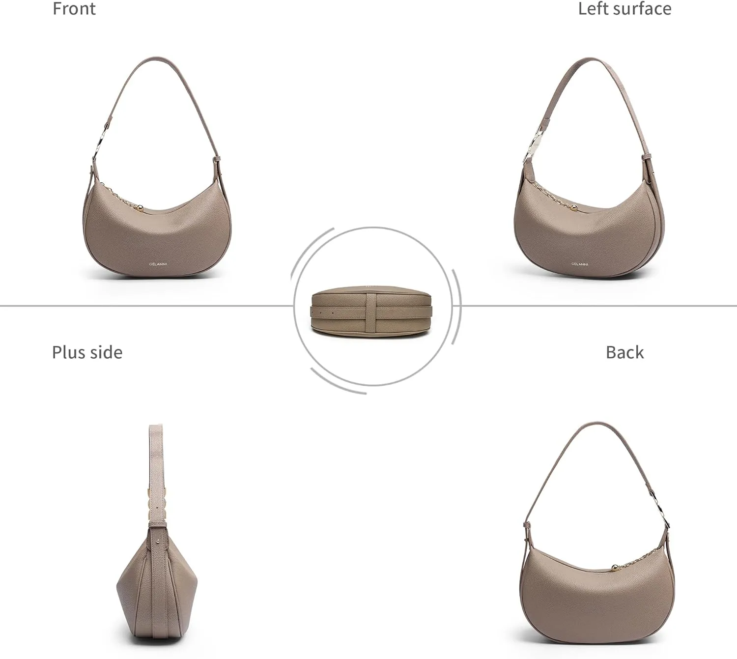 Genuine Hobo Tote Bag Crossbody Bag Shoulder Bag for Women Cute Handbag Clutch Purse for Women