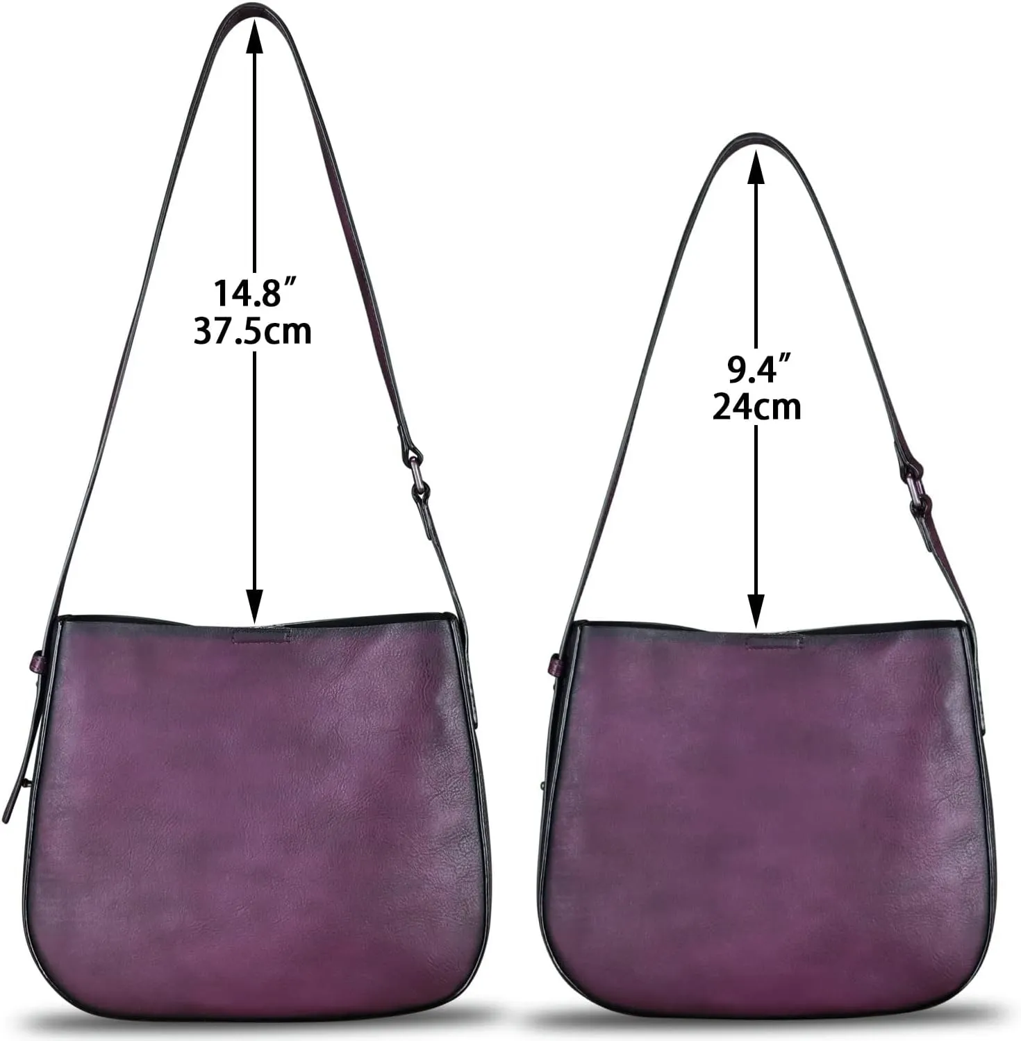 Genuine Leather Satchel Shoulder Bag for Women Vintage Handmade Handbag Retro Designer Hobo Bag Crossbody Pursee