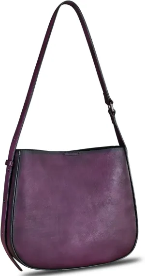 Genuine Leather Satchel Shoulder Bag for Women Vintage Handmade Handbag Retro Designer Hobo Bag Crossbody Pursee