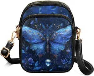 GIFTPUZZ Cross Body Bag for Women Soft Leather Wallet Phone Bag with Multi Pockets 6.74 * 3.08 * 8.46 inches