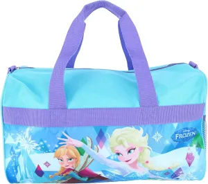 Girls Frozen Blue 18" Duffel Bag Standard
