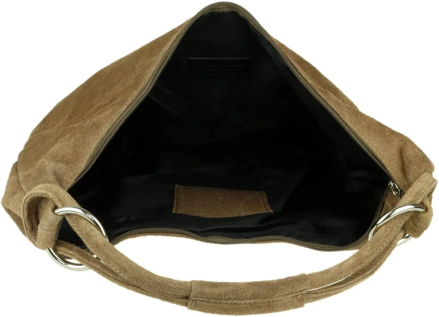 Girly HandBags Womens Hobo Italian Suede Genuine Leather Shoulder Bag