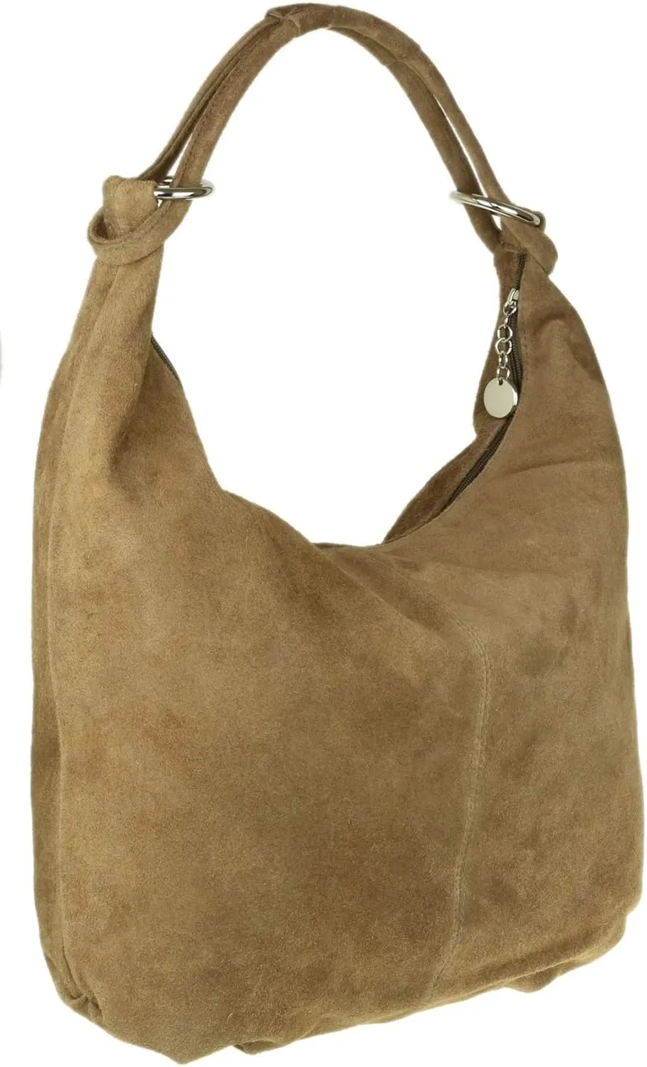 Girly HandBags Womens Hobo Italian Suede Genuine Leather Shoulder Bag