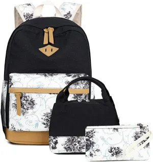Goodking Teen Girls School Backpack Kids Bookbag Lightweight Travel Laptop Backpack Stylish Casual Daypack
