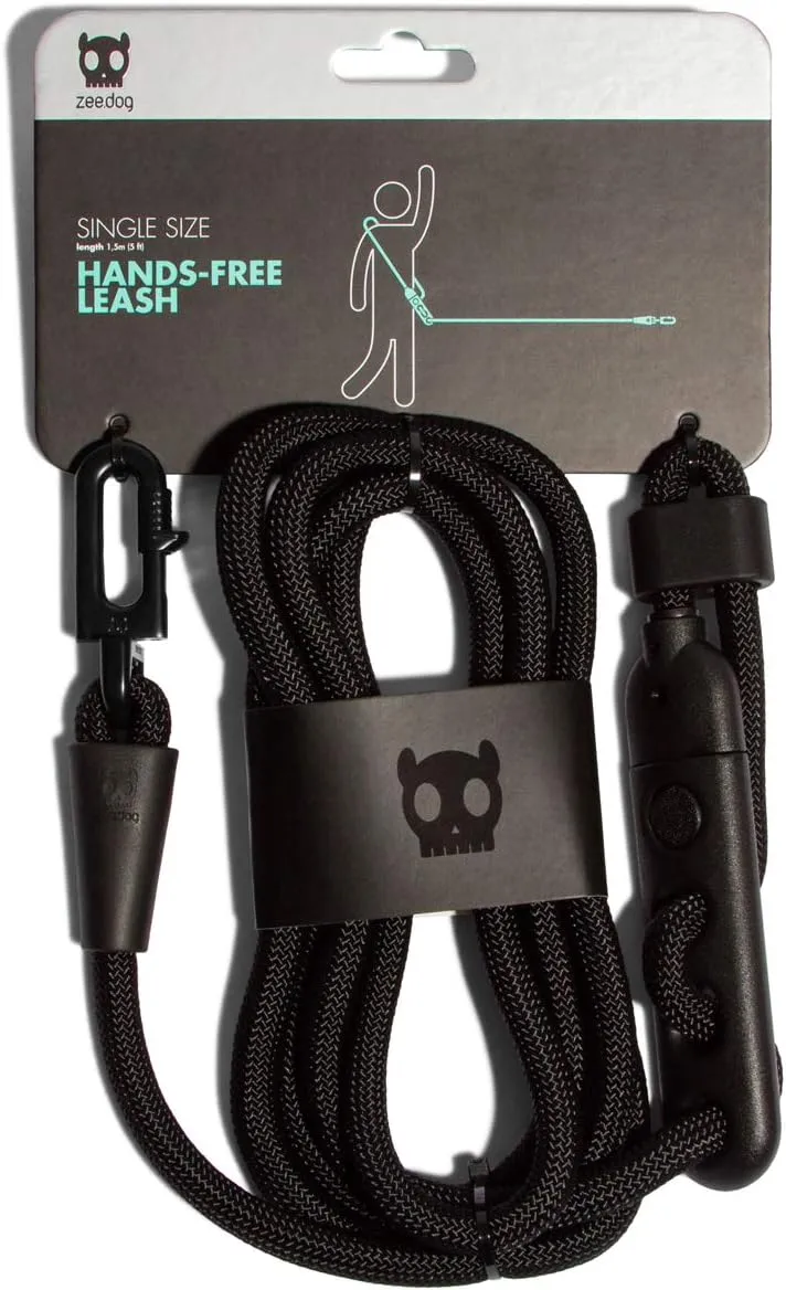 Gotham 4-in-1 Hands-Free Dog Leash – Adjustable for Crossbody, Waist, Long Leash, or Tether Use – Stylish, Lightweight, and Comfortable for Everyday Walks
