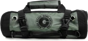 GR-ARB01 (Army Green) Versatile Antenna Roll Bag, 1680D Oxford Cloth with Modular Hook and Loop Fastener Pockets, Portable Water-Resistant Organizer for Ham Radio Antenna Coils, Whips, and Tools