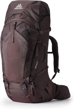 Gregory Deva 60L Women's Dayhiking/Backpacking Pack, Freefloat Suspension, AirCushion Breathable Backpanel, Alloy Frame, Small, Eggplant