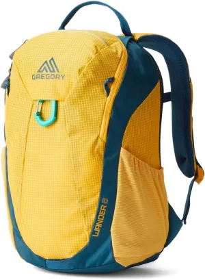 Gregory Wander 8L Unisex Youth Hiking Backpack, One Size Fits All, Aqua Yellow