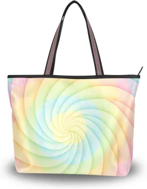 GuoChe Silk Fabric Zippered Shoulder Bag Tote Trendy Handbags for Women Trendy for Everyday & Travel