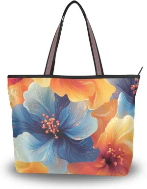 GuoChe Silk Fabric Zippered Tote Bag Stylish Womens Purses And Handbags for Prom Engagement Cocktail Party Wedding