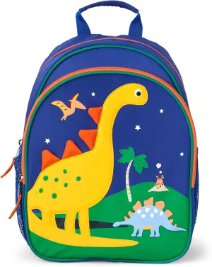 Gymboree Boys,Kids' Preschool Elementary Backpack for Boy and Girl,Nightime Dino,One Size