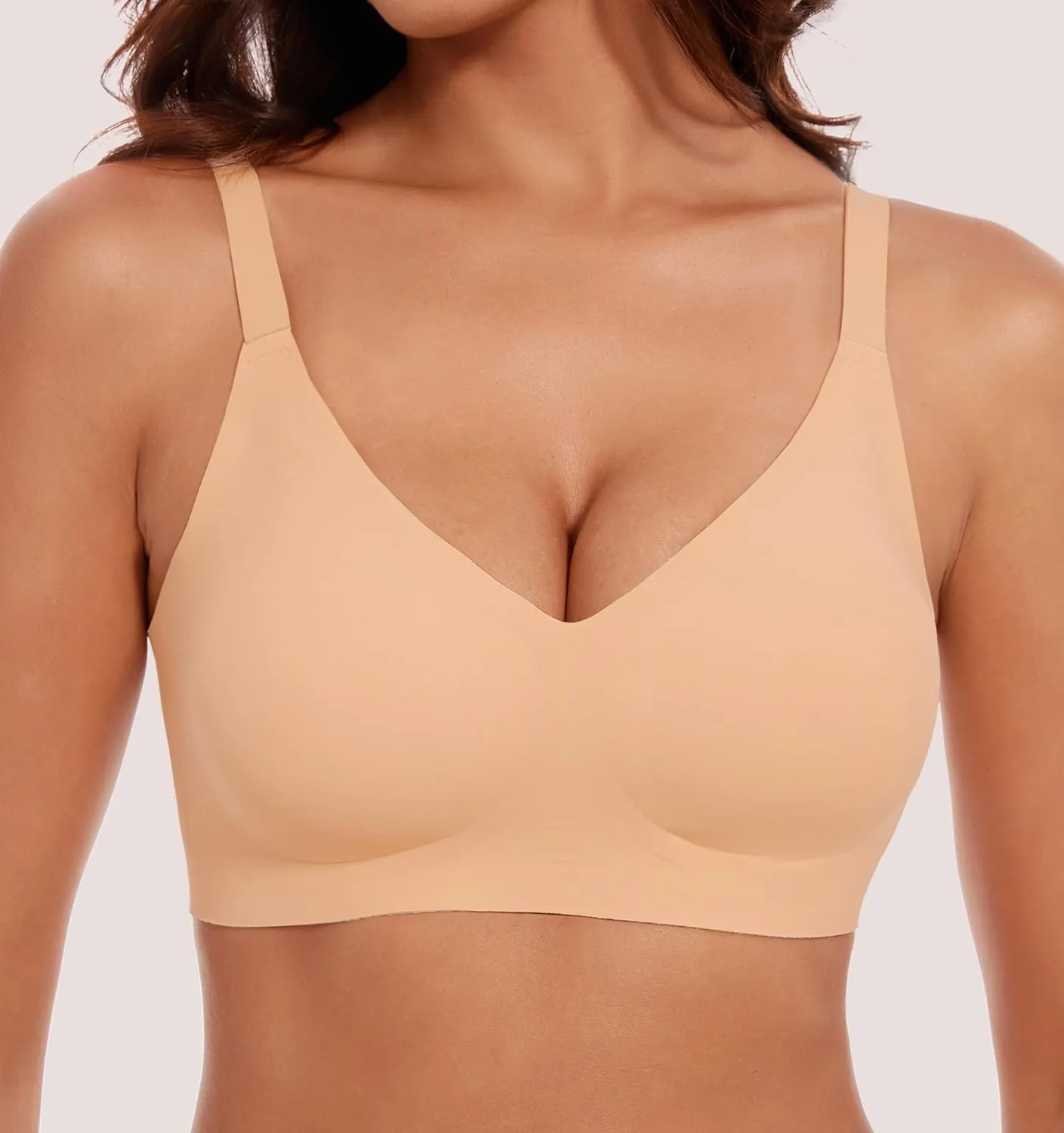 habibee Bra for Women No Underwire Comfort Seamless Bras Push Up Wireless Bras Full Coverage Bralettes, Bra Extender