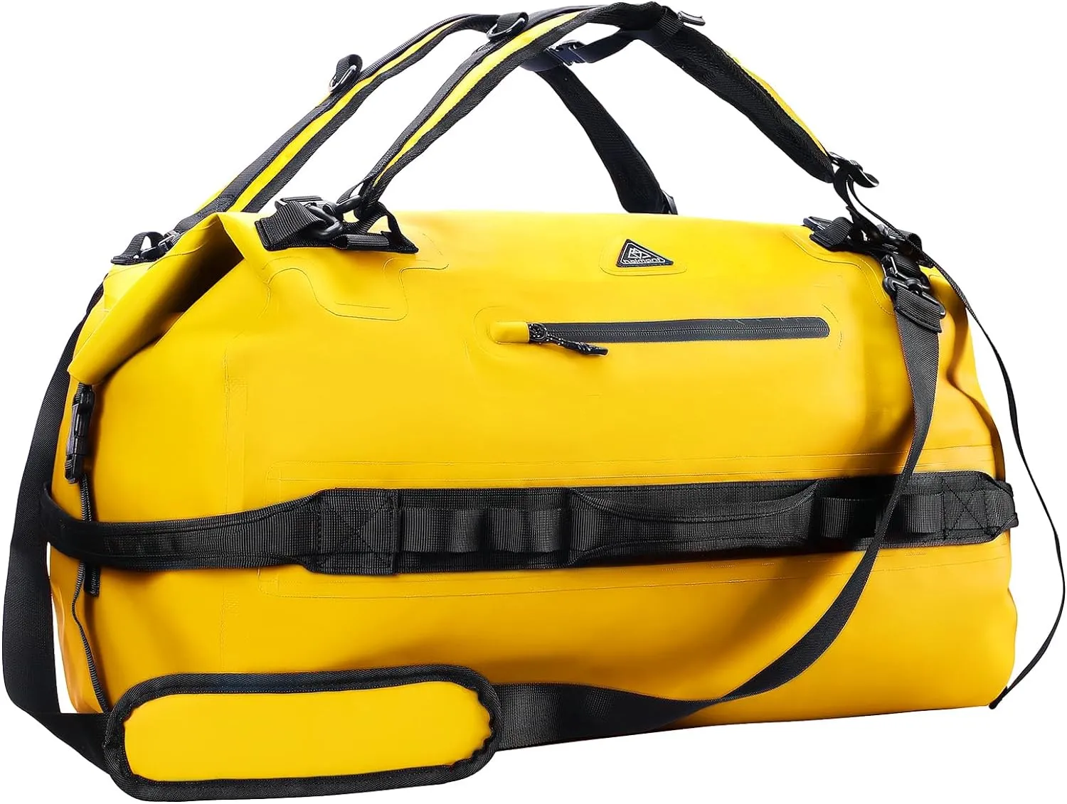 Haimont Large Waterproof Duffel Backpack Roll-Top Heavy Duty Dry Duffle Bag for Boating, Travel, Motorcycle, Kayaking, Camping, 60L
