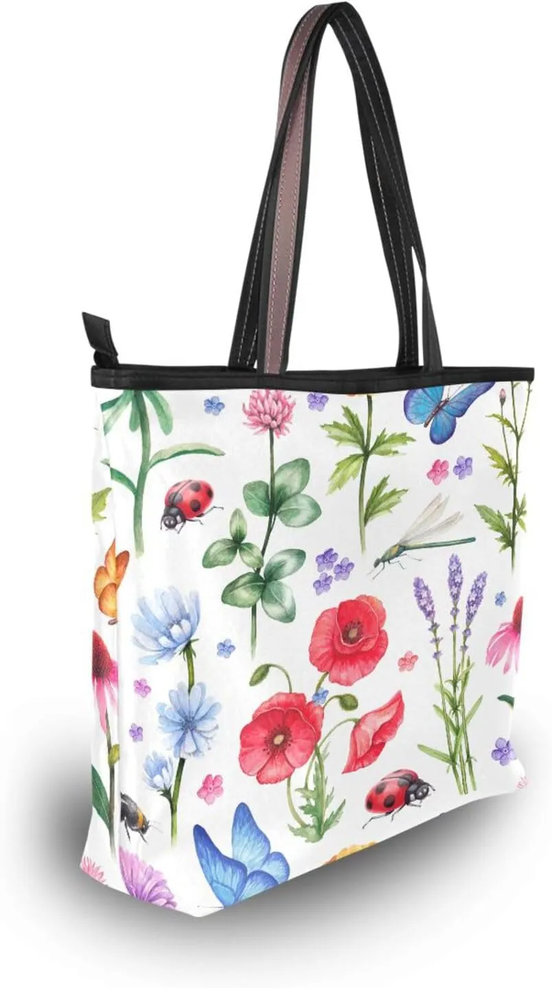 Halloween Pumpkin Tote Purse with Pockets and Compartments,Halloween Pumpkin Tote Bag Zippered