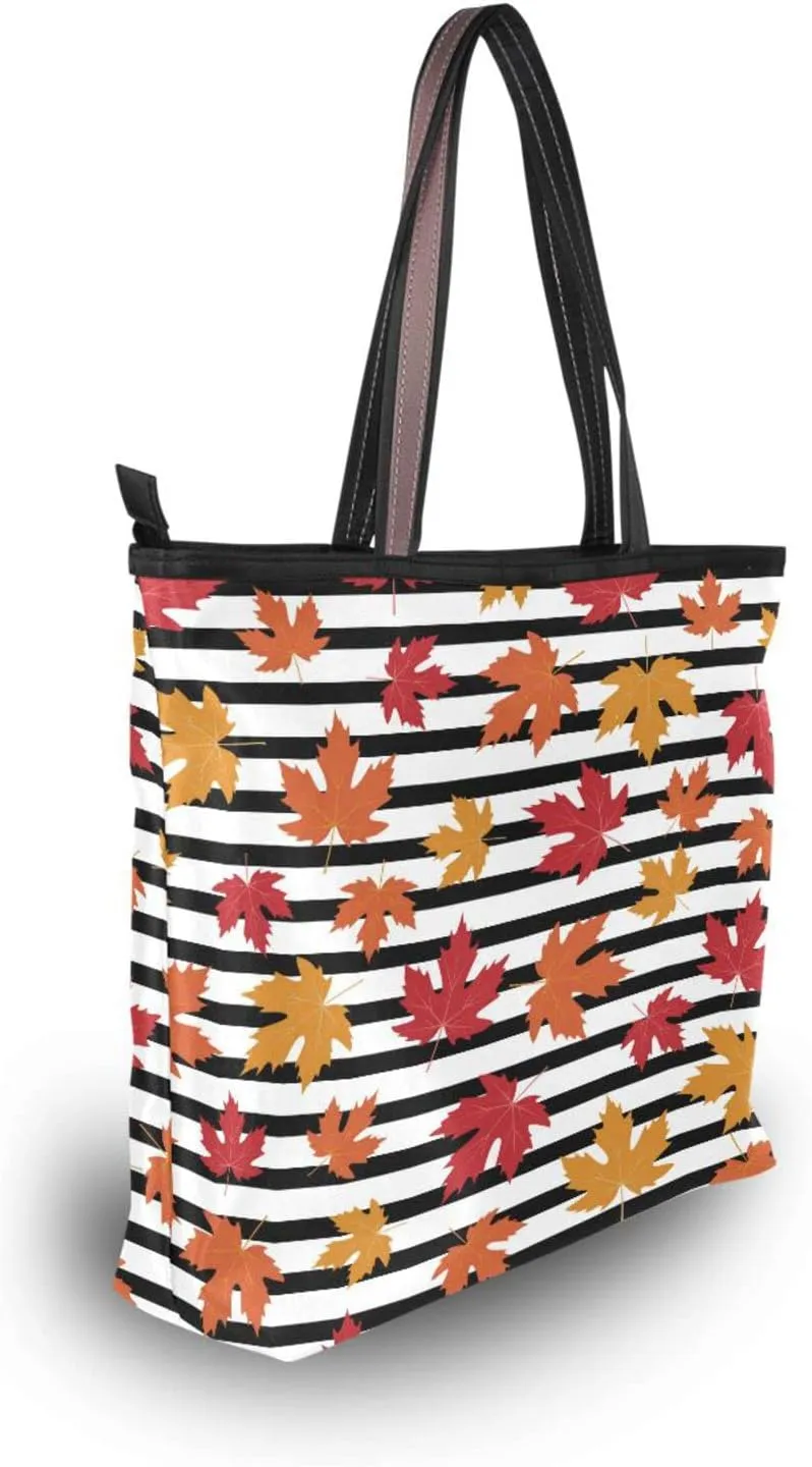 Halloween Pumpkin Tote Purse with Pockets and Compartments,Halloween Pumpkin Tote Bag Zippered