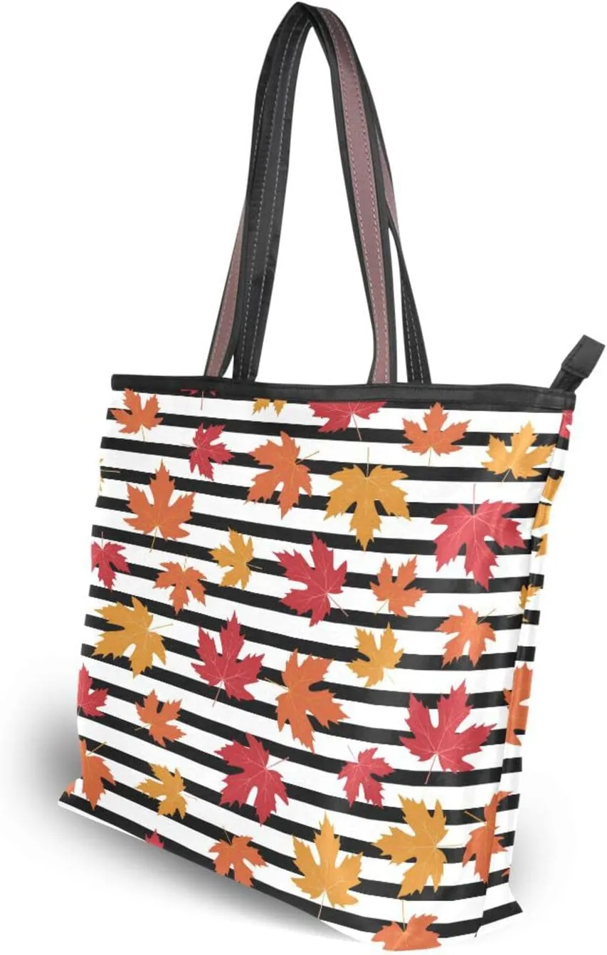 Halloween Pumpkin Tote Purse with Pockets and Compartments,Halloween Pumpkin Tote Bag Zippered