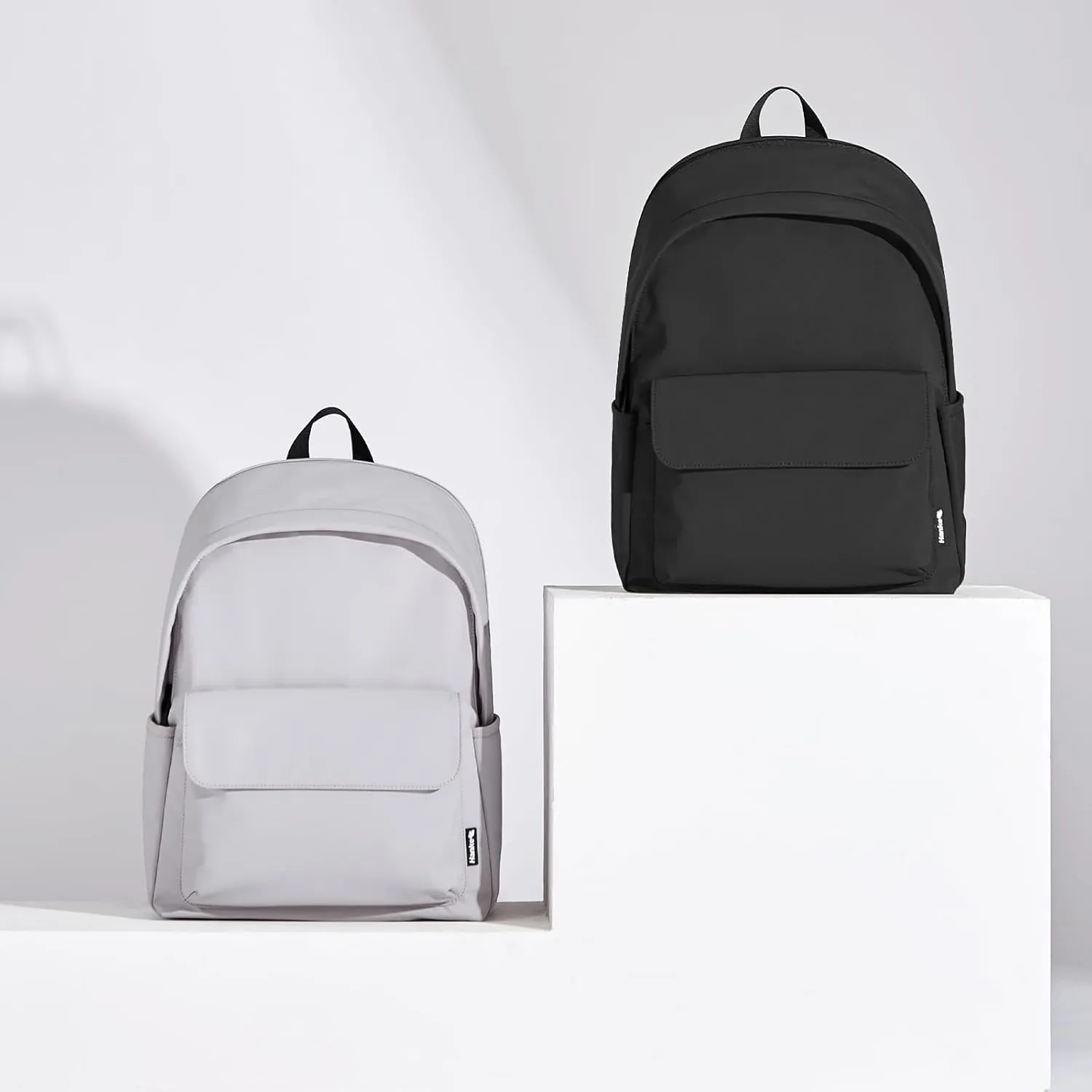 Hanke Casual Backpacks Travel Backpack for Women & Men, Lightweight Carry On Backpack for Work, Hiking wiht Unique Comfort Design (Off White)