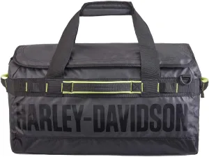 Harley-Davidson Nomad Water-Resistant Polyester Duffel Bag - Black/Lime