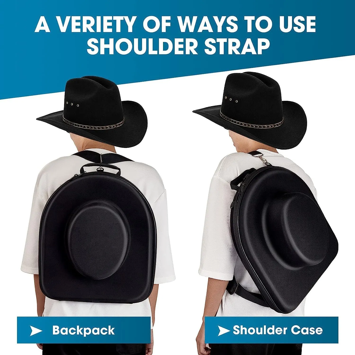 Hat Case for Baseball Caps,Hat Carrier Travel Case Ball Cap Carrier Organizer Carry On Hat Bag Backpack