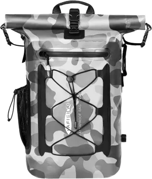 Heavy Duty Waterproof Dry Bag Backpack - 35L Roll-Top Floating Dry Bag Backpack for Kayaking, Rafting, Boating