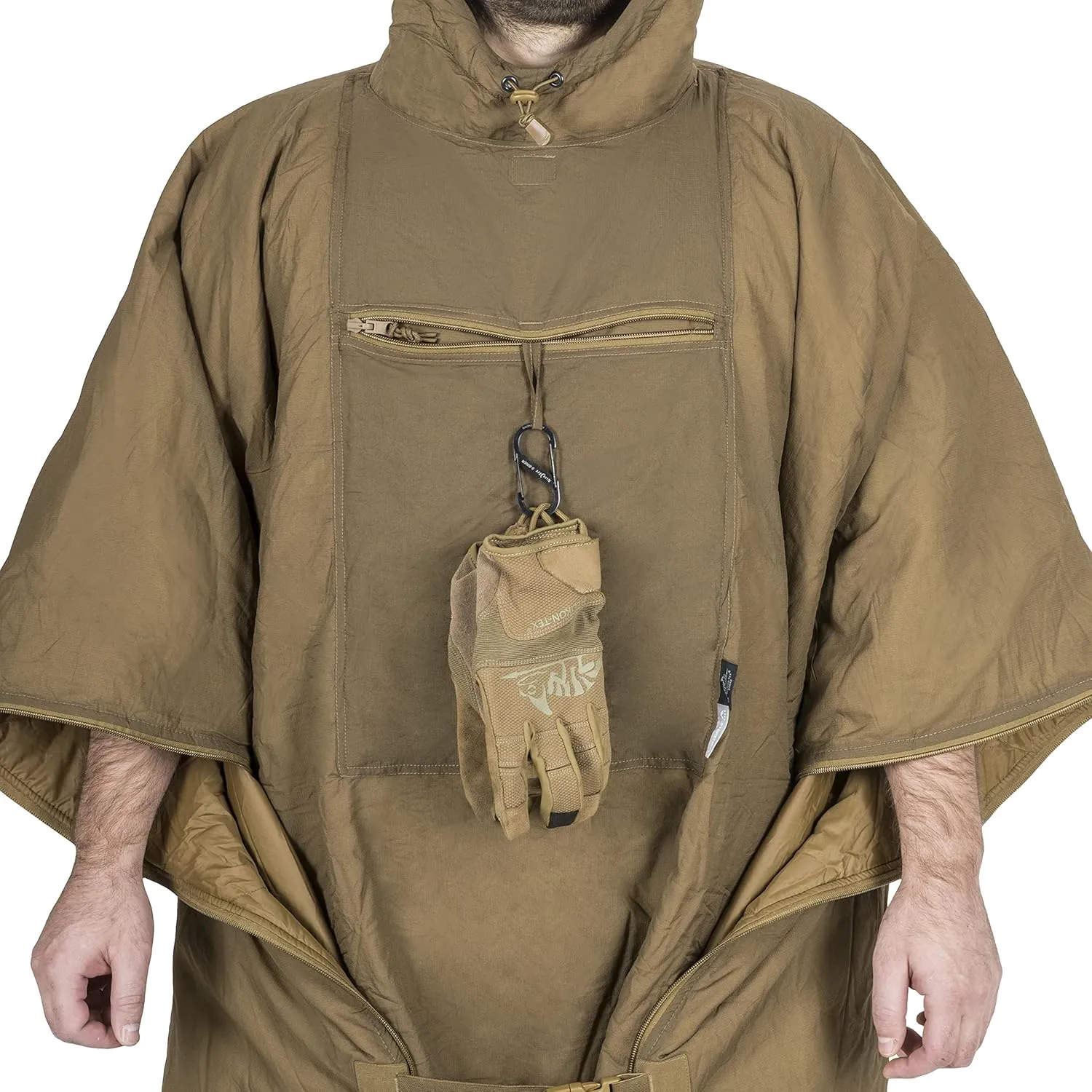 Helikon-Tex Swagman Roll Multi-Purpose Military Poncho - Emergency Poncho & Woobie Blanket & Jacket