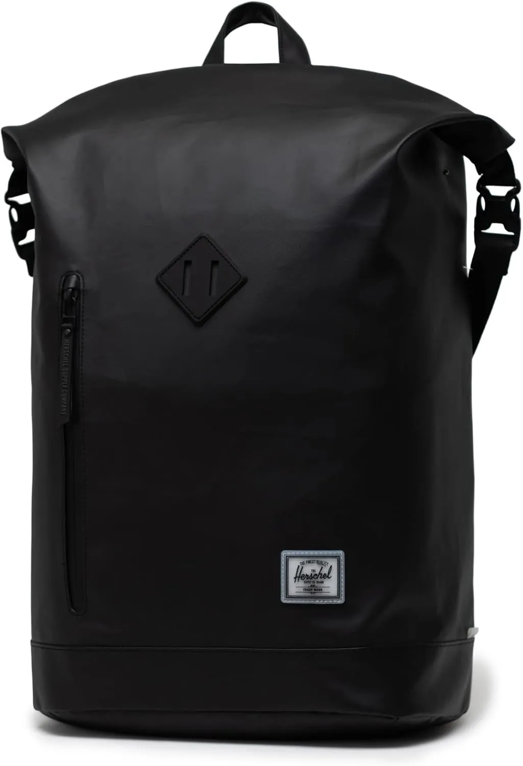 Herschel Roll Top Backpack, Black, One Size