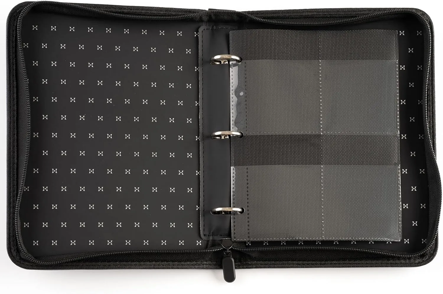 Hibana: Jewelry Storage Travel Edition - Steele - Portable Zipper Binder, Anti-Tranish Ziplock Pouches, Organization & Storage for 20pcs, 9.5x7x2