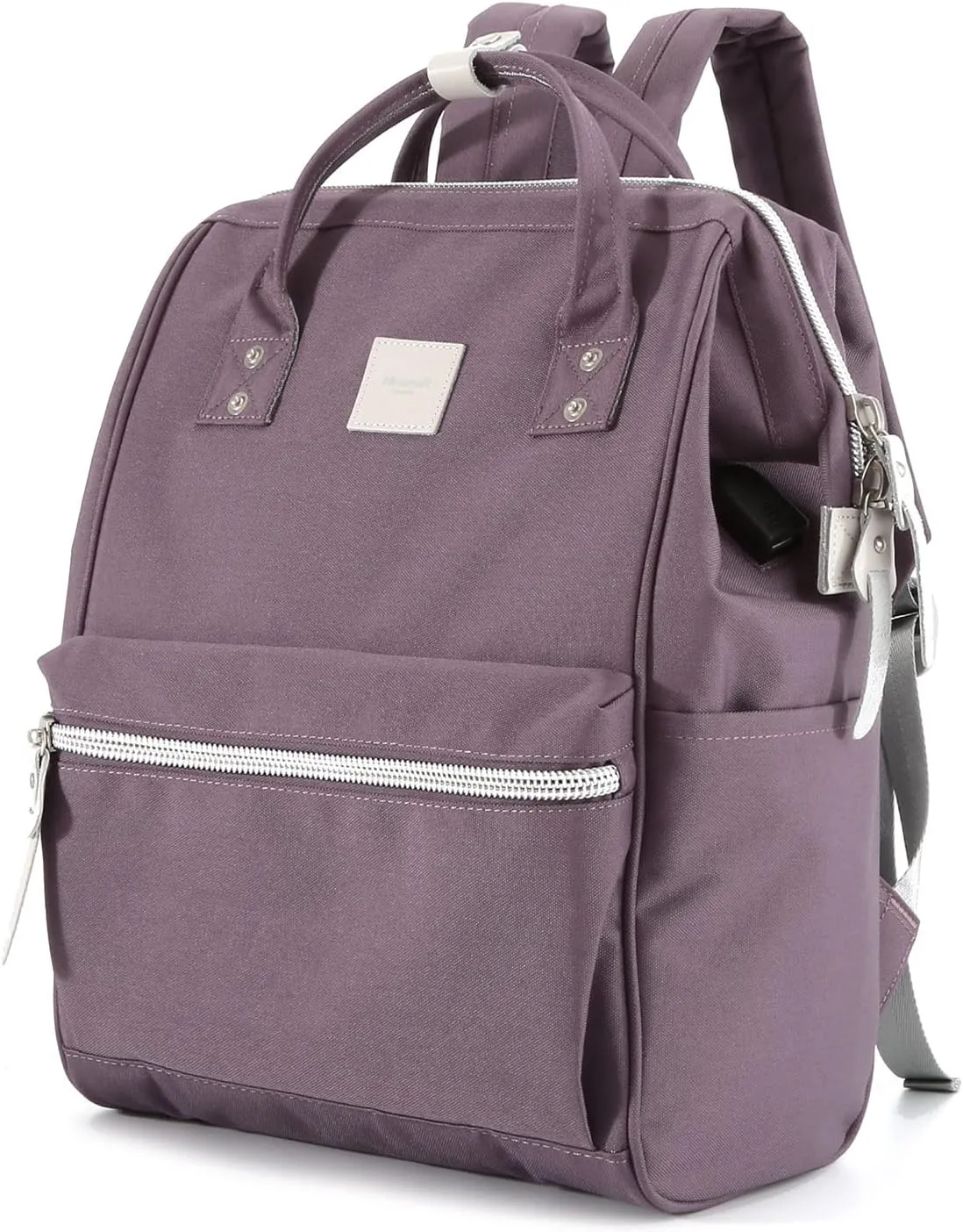 himawari Laptop Backpack for Women&Men Travel Backpack With USB Charging Port Large Business Bag Water Resistant College Bag Computer Bag Doctor Bag (1881-Violet)