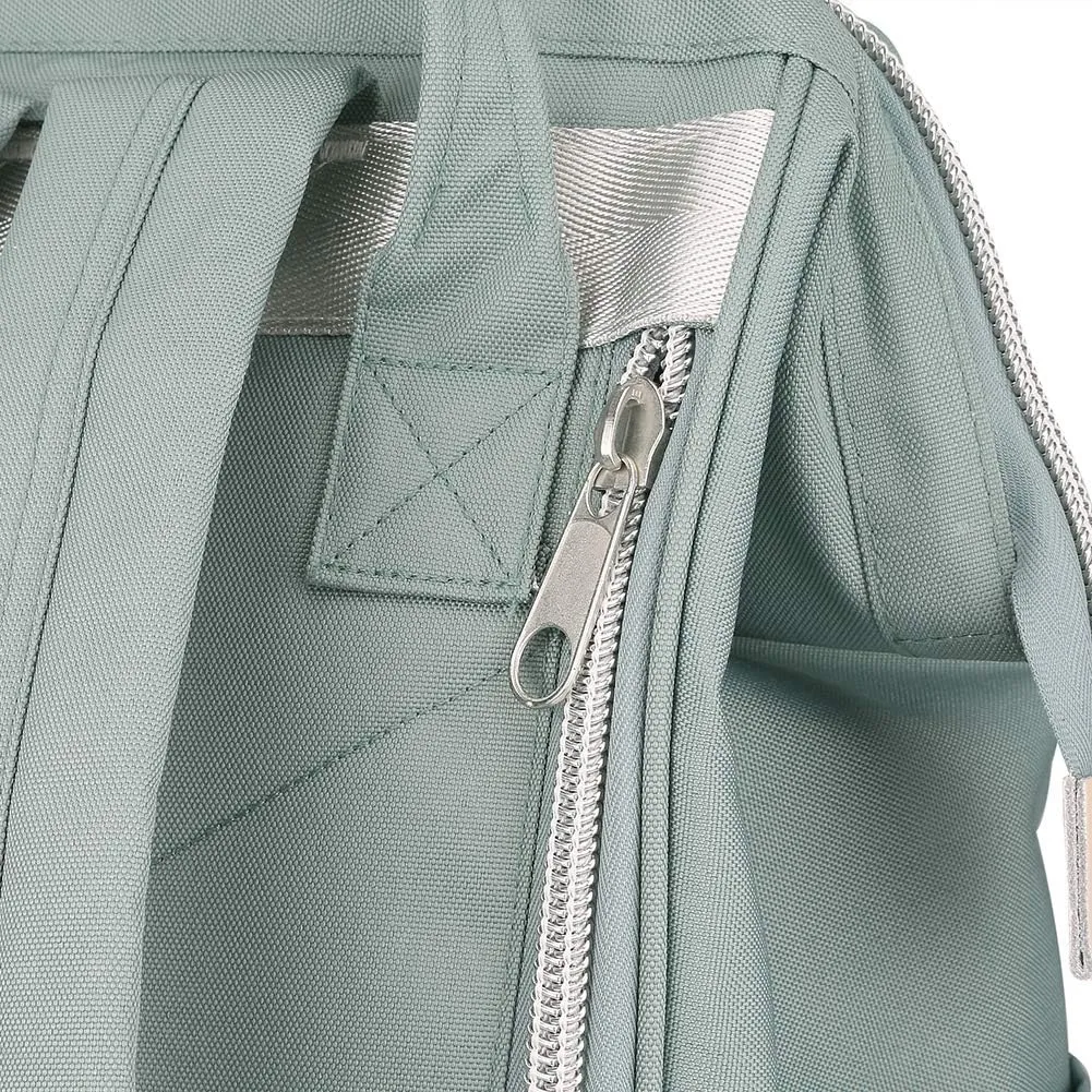 himawari Laptop Backpack for Women&Men Travel Backpack With USB Charging Port Large Business Bag Water Resistant College Bag Computer Doctor Bag(1881-Grey)