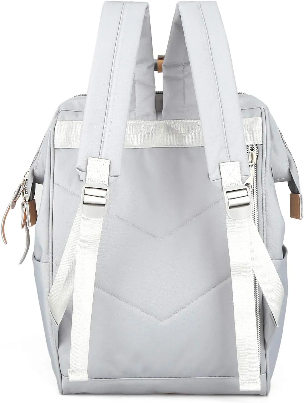 himawari Laptop Backpack for Women&Men Travel Backpack With USB Charging Port Large Business Bag Water Resistant College Bag Computer Doctor Bag(1881-Grey)
