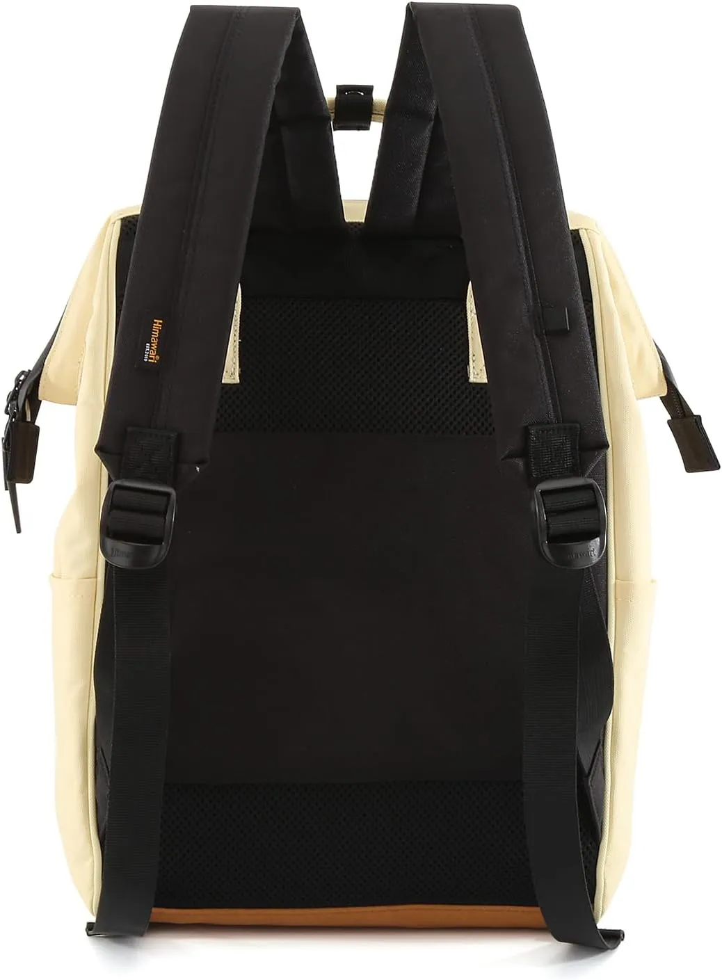 Himawari Travel School Backpack with USB Charging Port 15.6 Inch Doctor Work Bag for Women&Men College Students(124#-10# Cream, Regular)